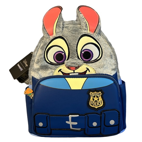 Loungefly Handbags - Loungefly Disney Zootopia Officer Judy Hopps Mini Backpack New